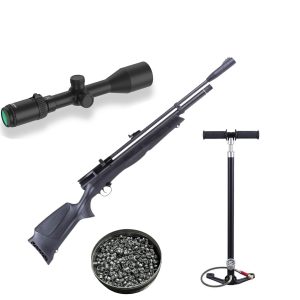 RIFLE PCP BEEMAN CHIEF 3 PLUS REGULADO CAL 5.5 PACK MIRA, BOMBIN Y POSTON