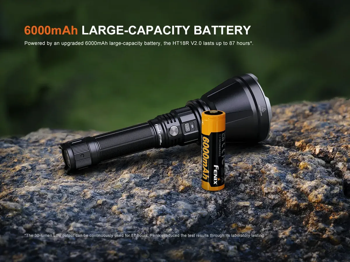 LINTERNA RECARGABLE FENIX HT18R V2.0 3700 LUMENES - Imagen 7