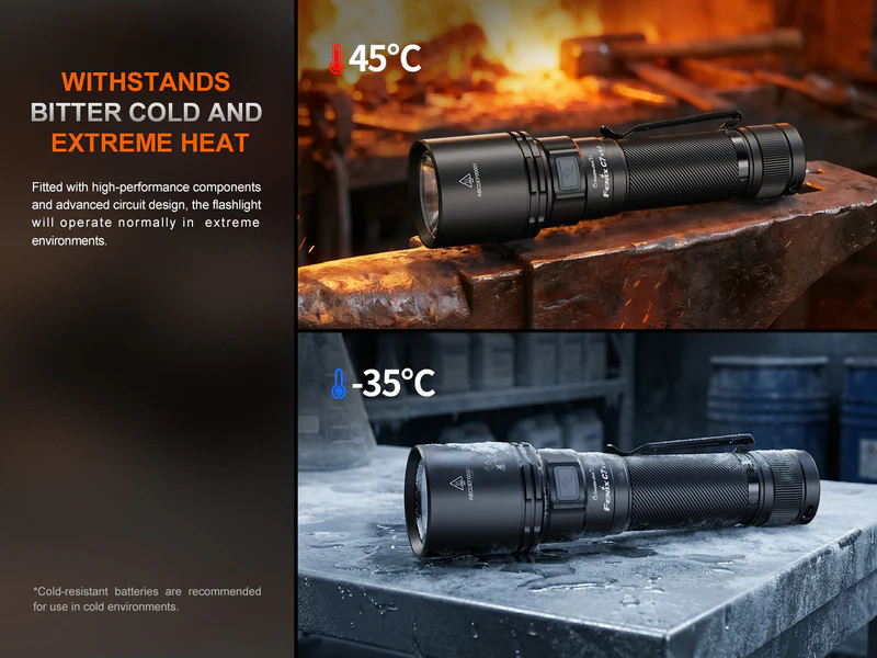LINTERNA RECARGABLE FENIX C7 V2.0 3300 LUMENES - Imagen 3