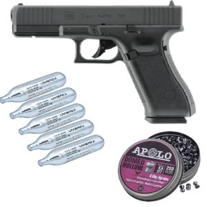 PISTOLA CO2 UMAREX GLOCK 17 GEN 5 POSTON BLOWBACK